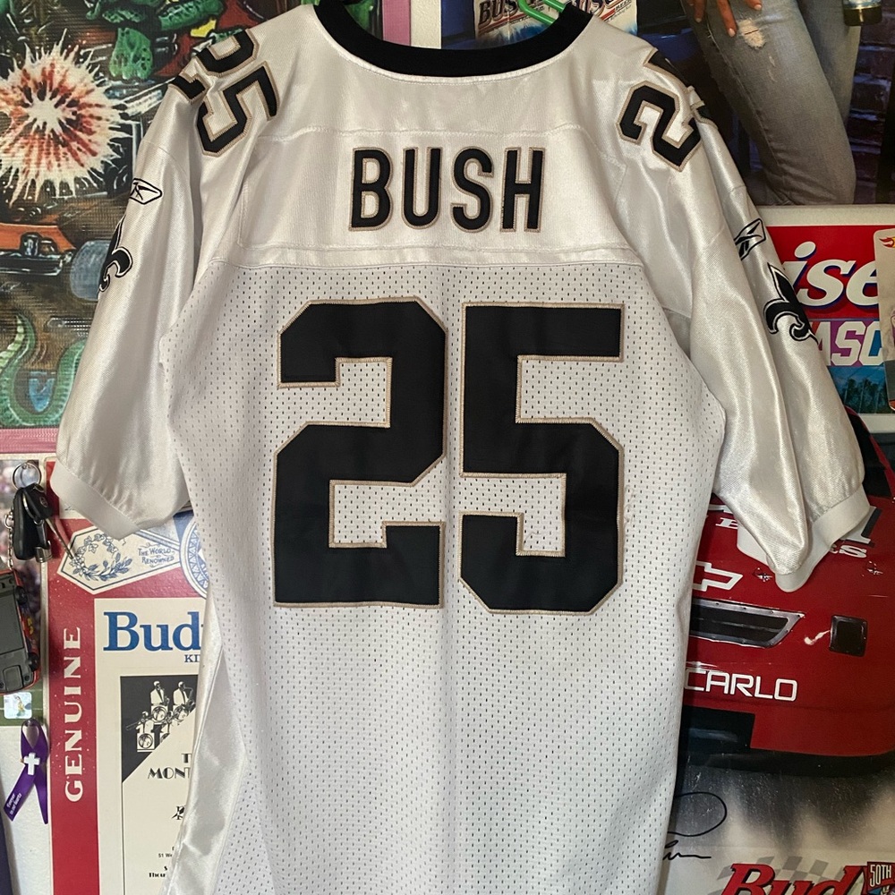 Vintage Y2K Reggie Bush Saints Jersey Stitched #25 - Picture 2 of 4